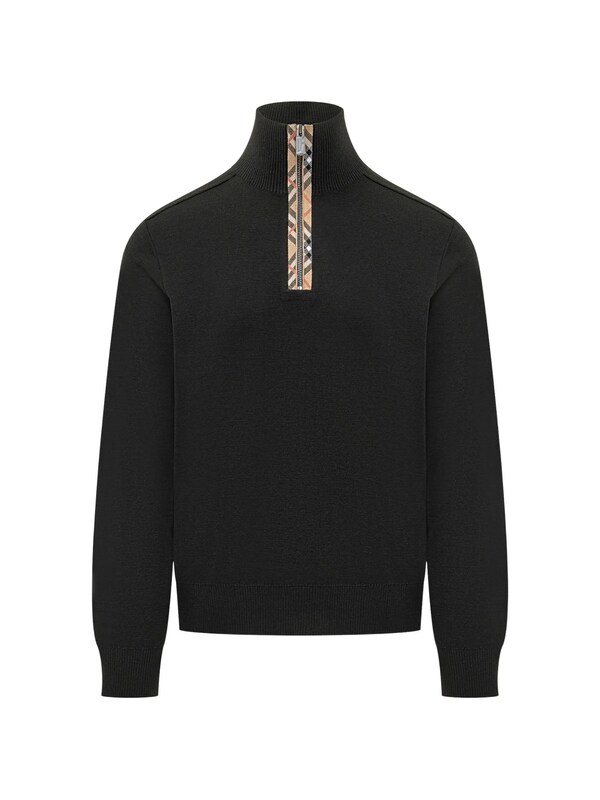  Burberry Burberry Sweater With Check Detail 