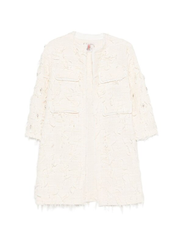  Bye Bye Cotton Blend Caban Coat 