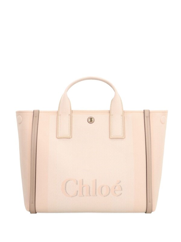  Chloé Chloé Carry Canvas Tote Bag 