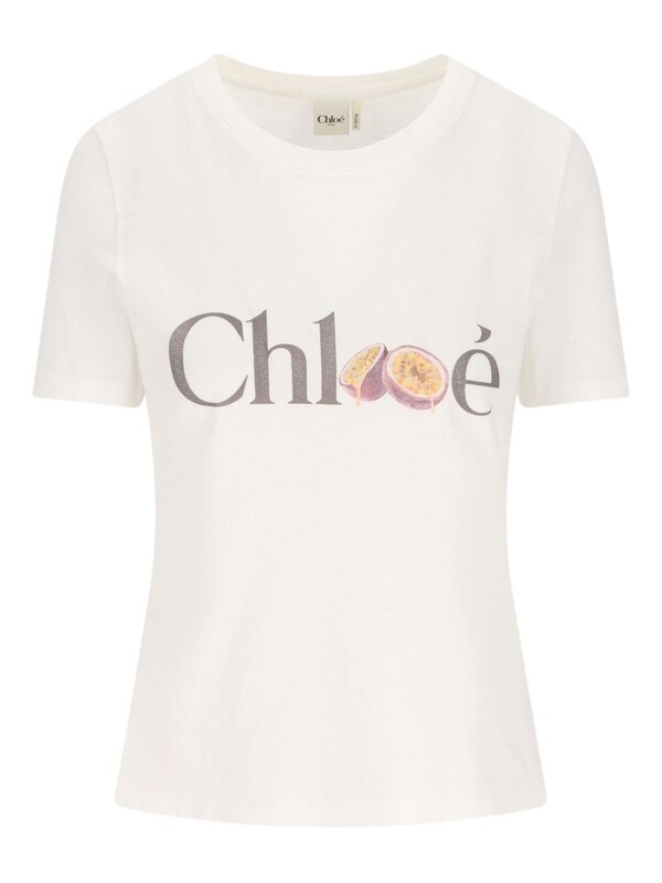  Chloé Chloé Logo Cotton T-shirt 