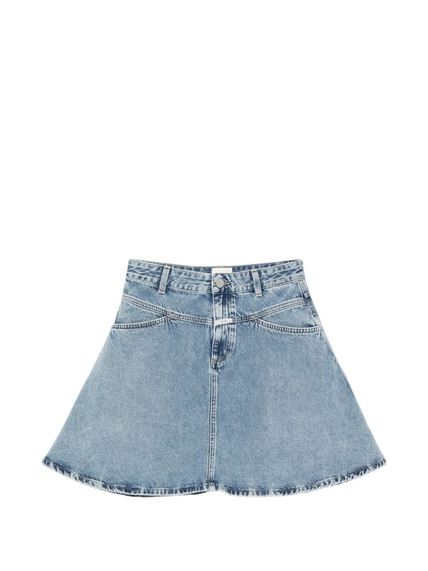  Closed Closed Volant Mini Skirt 