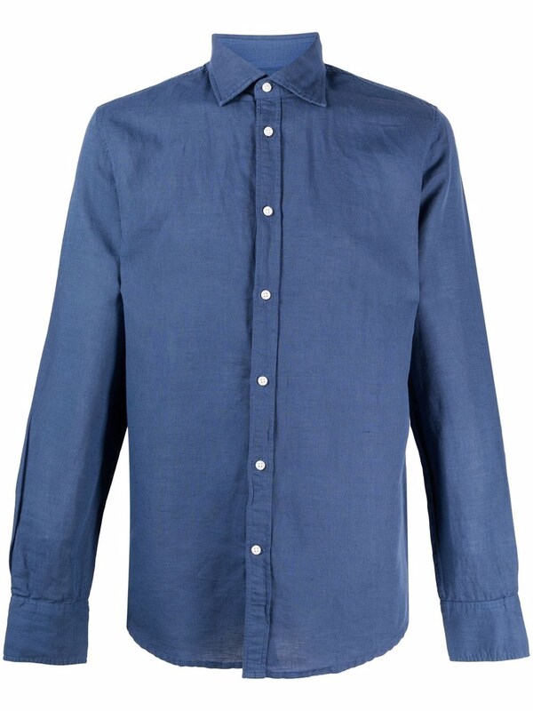 Deperlu Deperlu Linen And Cotton Blend Shirt 