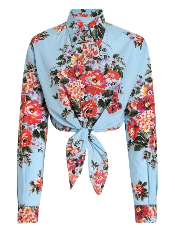  Dolce & Gabbana Dolce & Gabbana Flower Print Cotton Shirt 