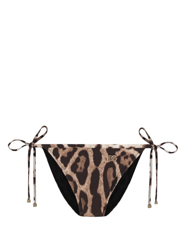  Dolce & Gabbana Dolce & Gabbana Leopard Print Bikini Bottom 
