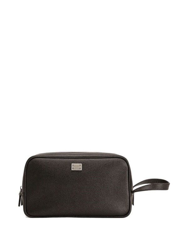  Dolce & Gabbana Dolce & Gabbana Sicily Leather Toiletry Bag 