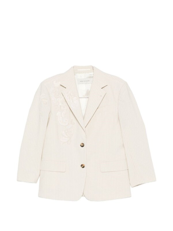  Dries Van Noten Dries Van Noten Birdy Single-breasted Jacket 