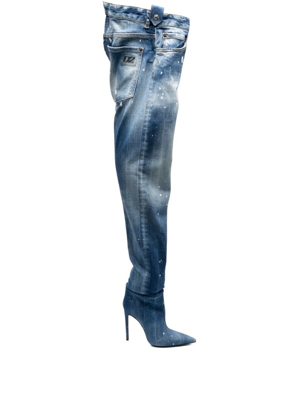  Dsquared2 Dsquared2 Denim Heel Boots 