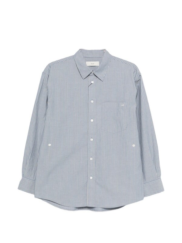  Dunst Dunst Striped Cotton Shirt 