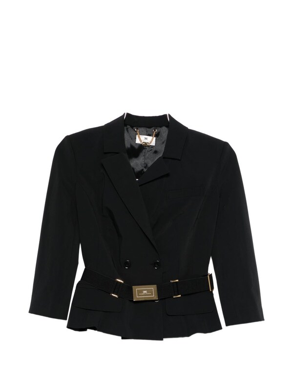 Elisabetta Franchi Elisabetta Franchi Belted Double-breasted Jacket 