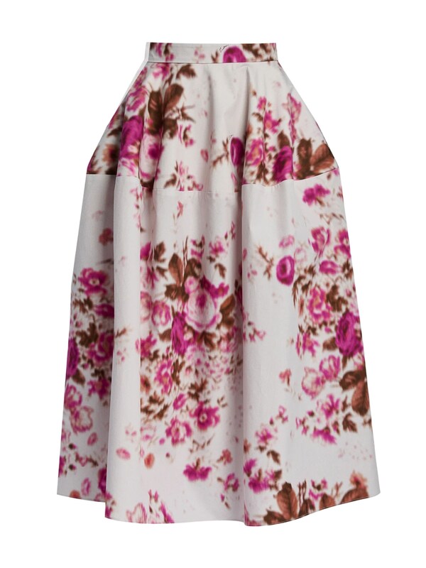  Erdem Erdem Floral Print Midi Skirt 