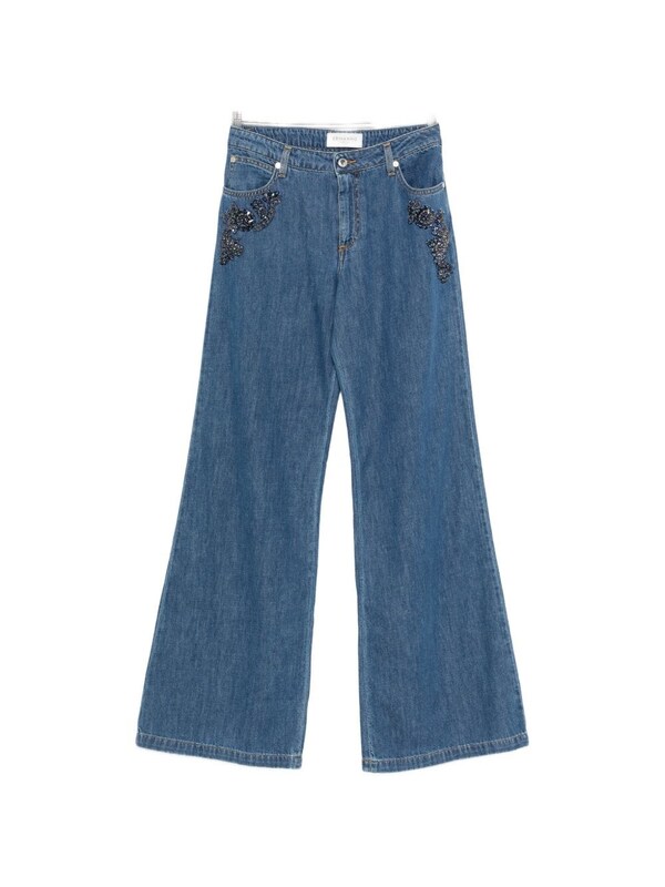  Ermanno Ermanno Flared Leg Denim Jeans 