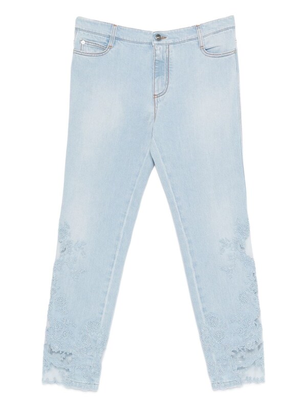  Ermanno Scervino Ermanno Scervino Embroidered Denim Jeans 