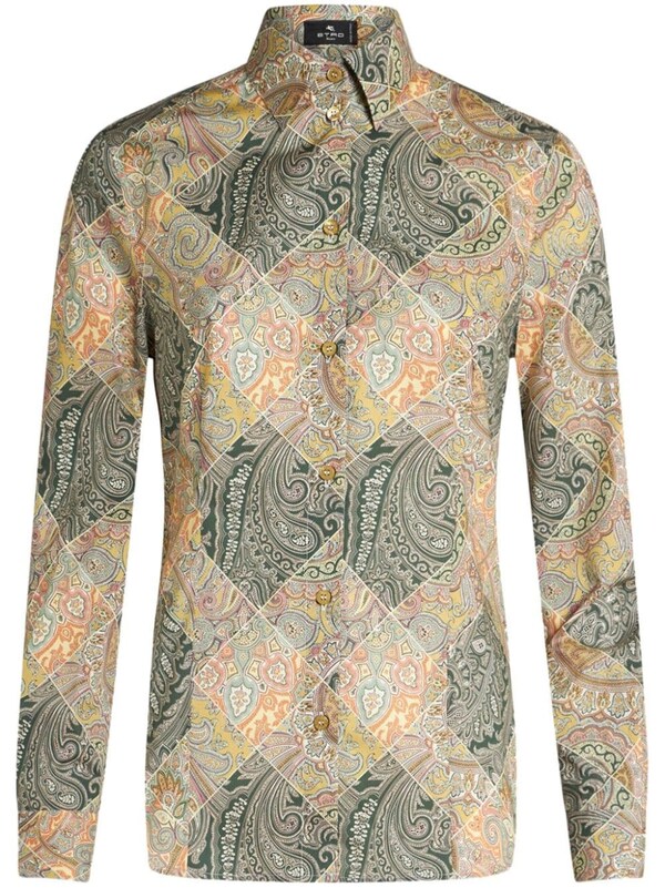  Etro Etro Printed Cotton Shirt 