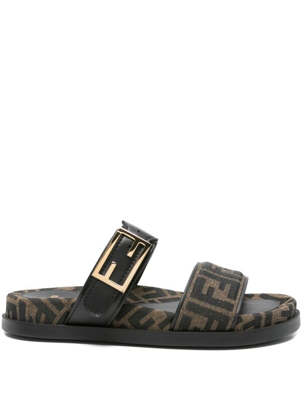  Fendi Fendi Fendi Feel Leather Sandals 