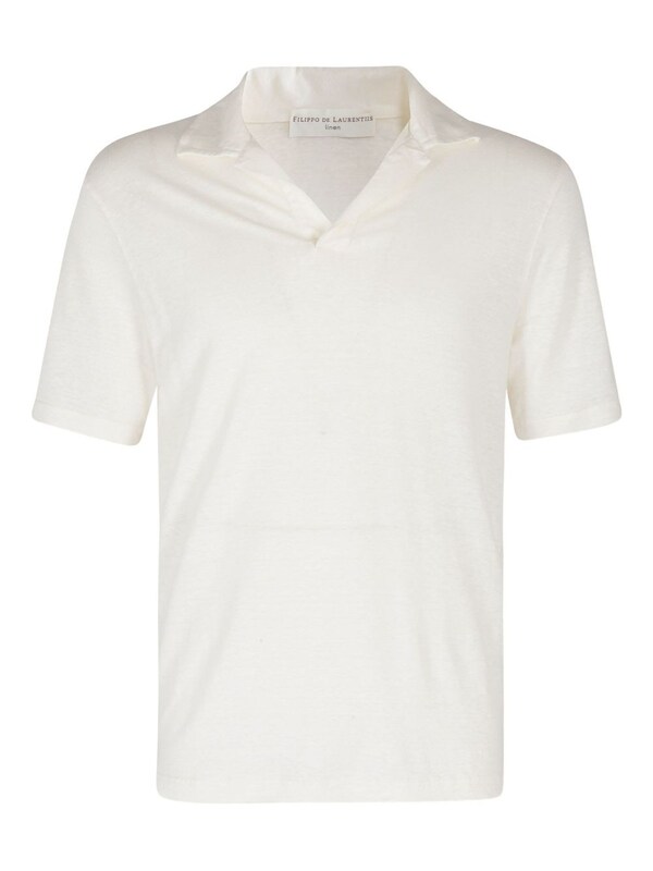  Filippo De Laurentis Filippo De Laurentis Linen Polo Shirt 