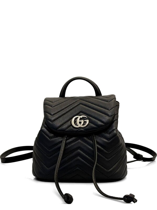  Gucci Gucci Gg Marmont Leather Backpack 