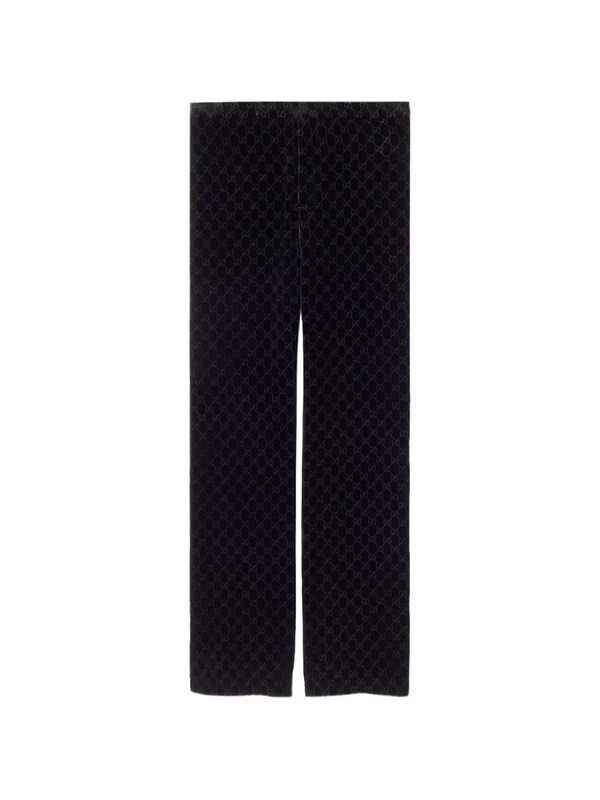  Gucci Gucci Gg Velvet Trousers 
