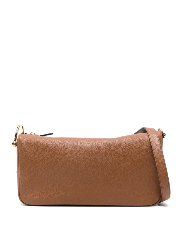  Gucci Gucci Half Horsebit Medium Leather Shoulder Bag 