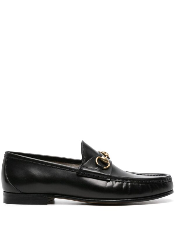  Gucci Gucci Leather Moccasin 