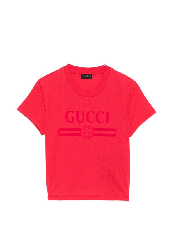  Gucci Gucci Logo Cotton T-shirt 