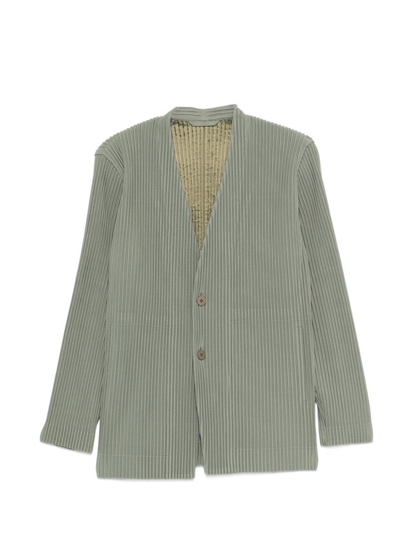  Homme Plisse' Issey Miyake Homme Plisse' Issey Miyake Pleated Single-breasted Jacket 