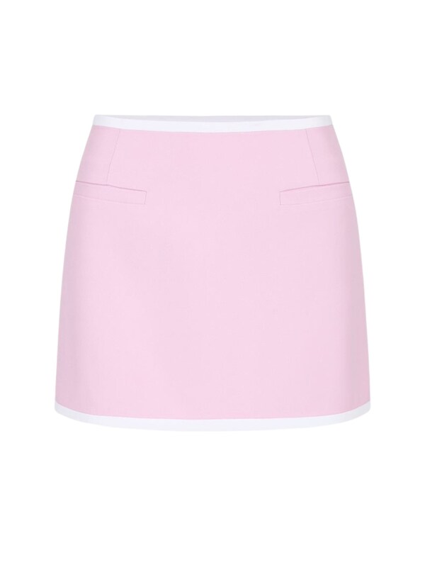  Iceberg Iceberg Low-waisted Mini Skirt In Viscose Cady 