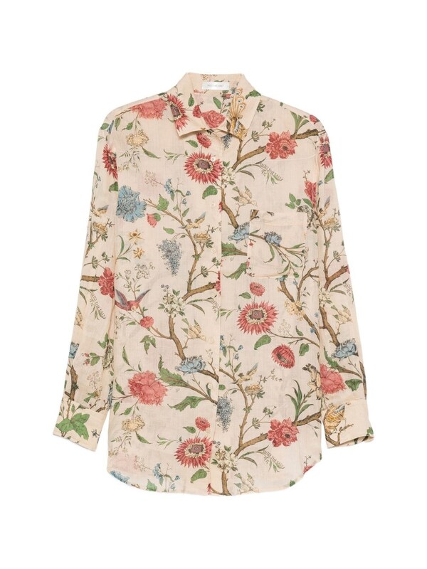  Into The East Into The East Printed Shirt 