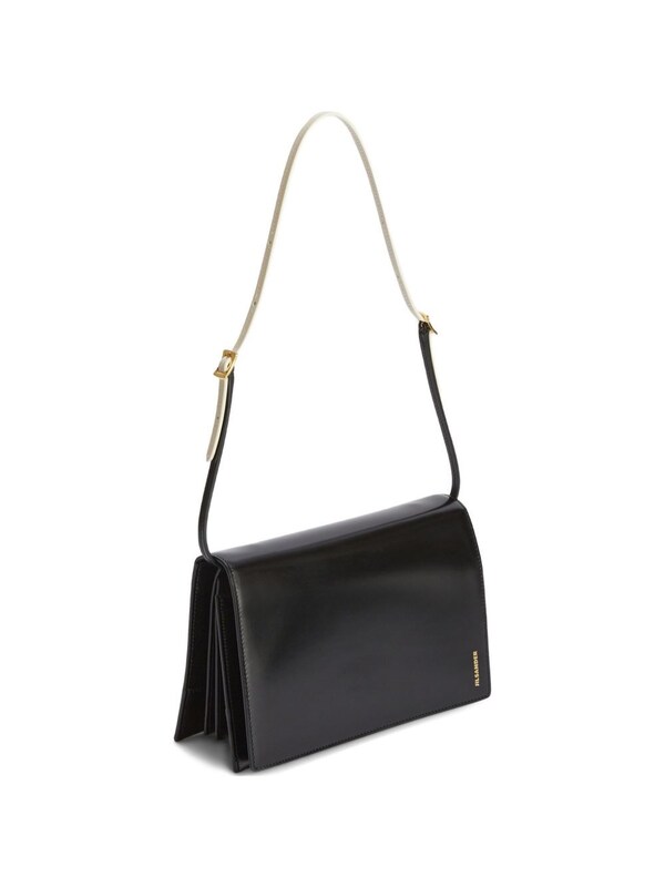  Jil Sander Jil Sander File Small Leather Crossbody Bag 