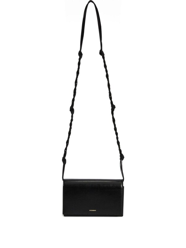  Jil Sander Jil Sander Tangle Leather Wallet On Chain 