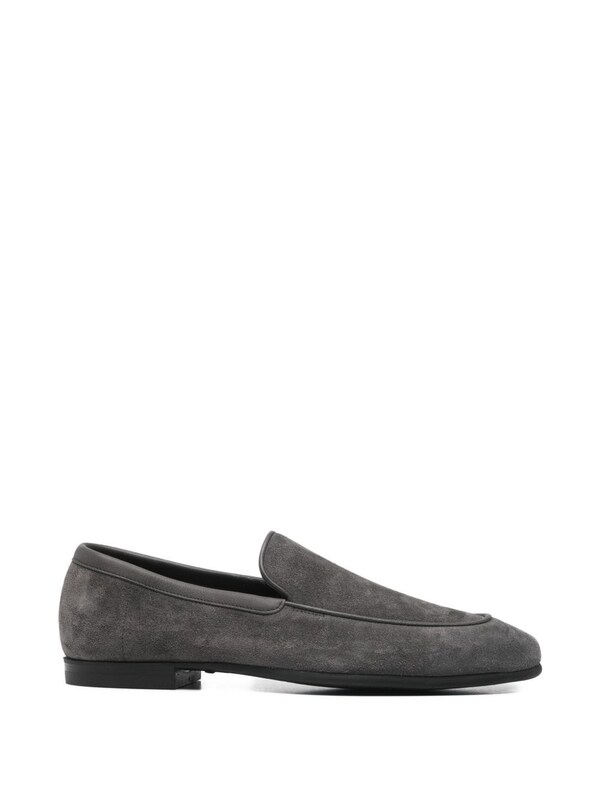  John Lobb John Lobb Tyne Suede Leather Loafers 