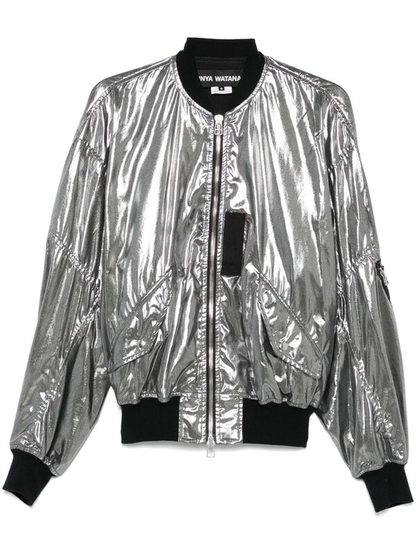  Junya Watanabe Junya Watanabe Metallic Effect Bomber Jacket 