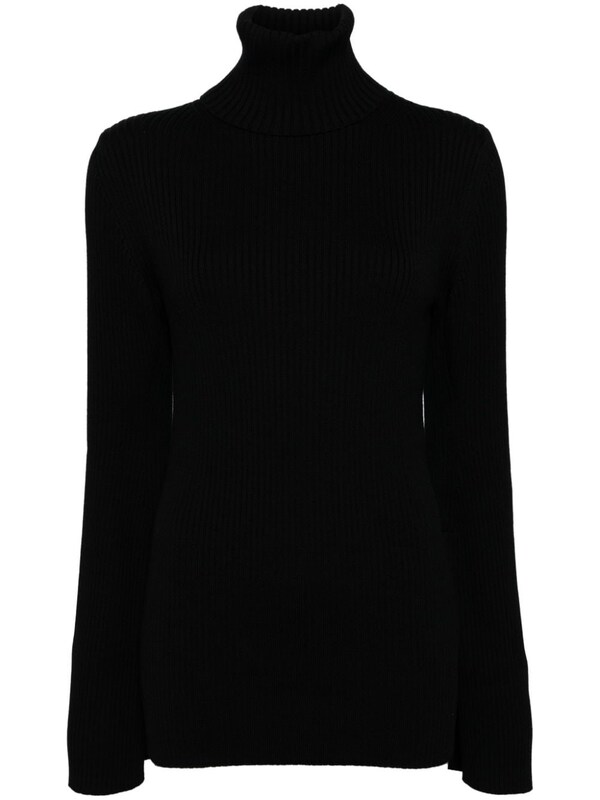  Junya Watanabe Junya Watanabe Ribbed Wool Turtle-neck Sweater 