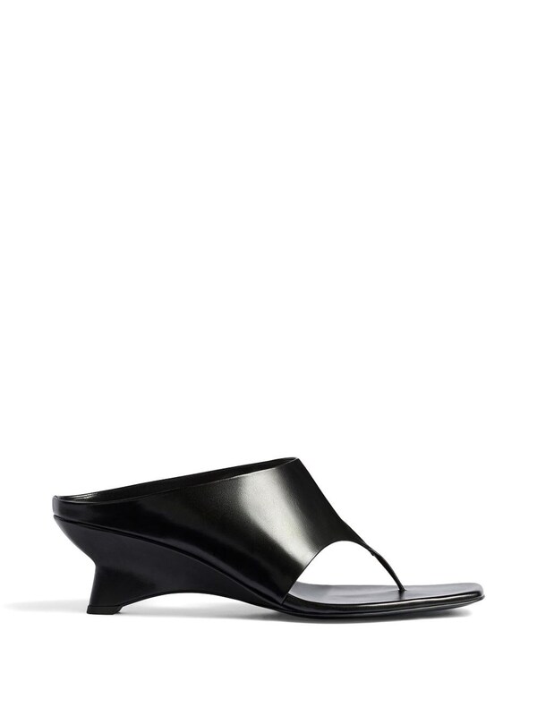  Khaite Khaite Marlow Leather Mules 