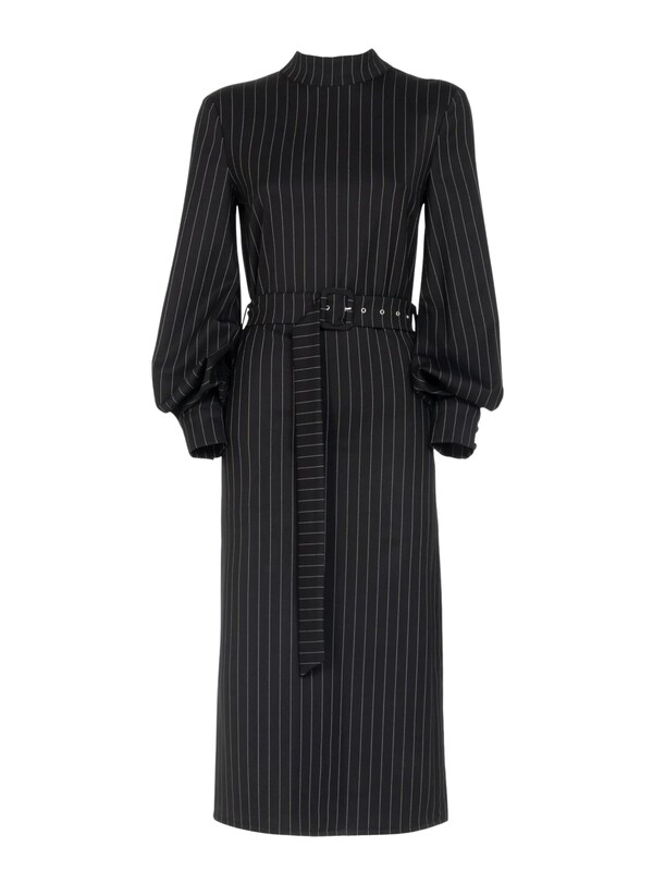  Les Filles D'eva Les Filles D'eva Pinstripe Wool Dress 