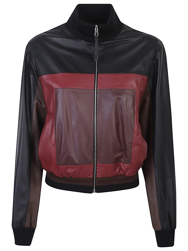  Loewe Loewe Leather Cropped Jacket 