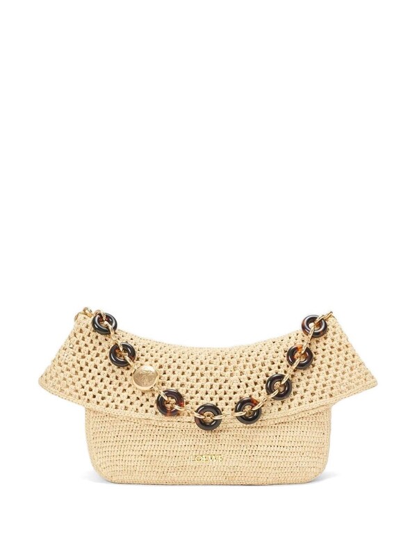  Loewe Paula's Ibiza Loewe Paula's Ibiza Ola Crochet Medium Shoulder Bag 