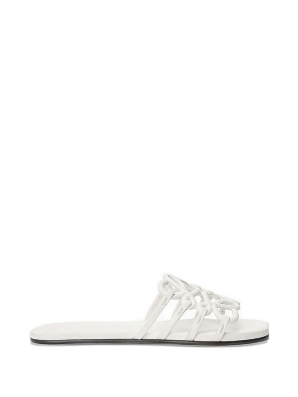  Loewe Paula's Ibiza Loewe Paula's Ibiza Petal Anagram Leather Slides 