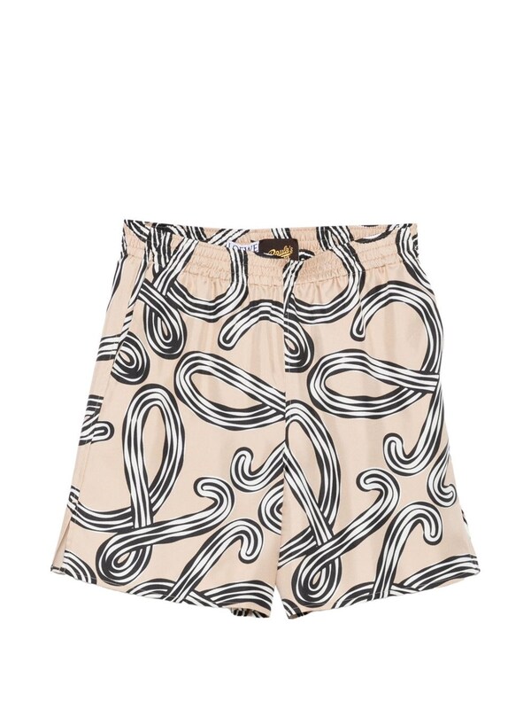  Loewe Paula's Ibiza Loewe Paula's Ibiza Printed Silk Shorts 
