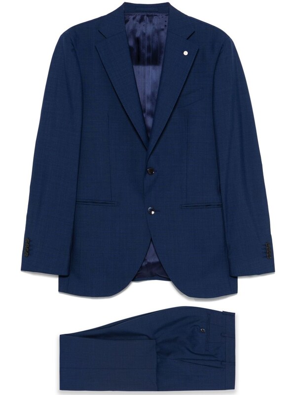  Luigi Bianchi Luigi Bianchi Men's Wool Suit 