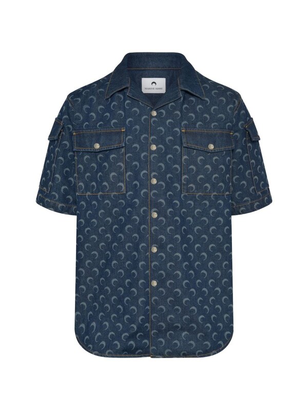  Marine Serre Marine Serre Moon Denim Shirt 