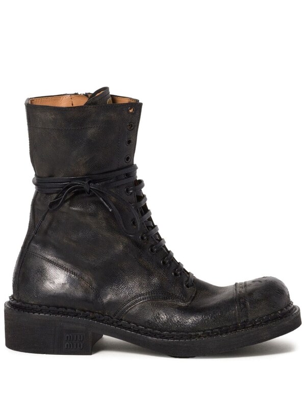  Miu Miu Miu Miu Leather Boots 