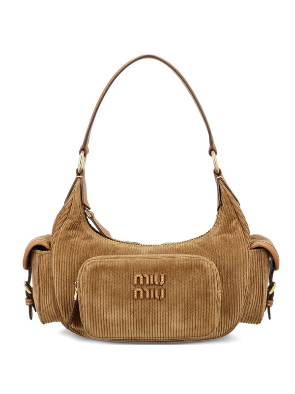  Miu Miu Miu Miu Pocket Velvet Shoulder Bag 