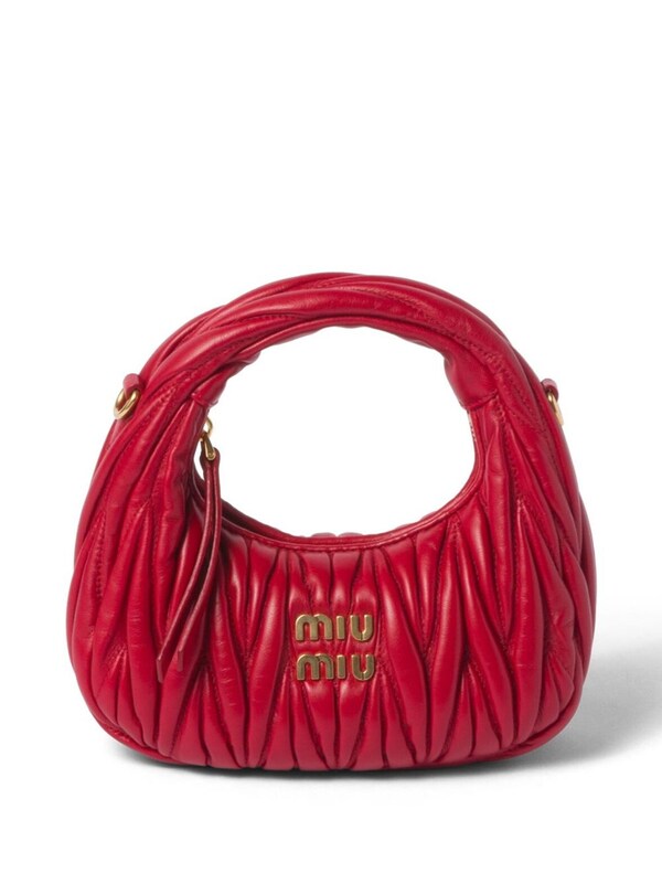  Miu Miu Miu Miu Wander Leather Mini Bag 