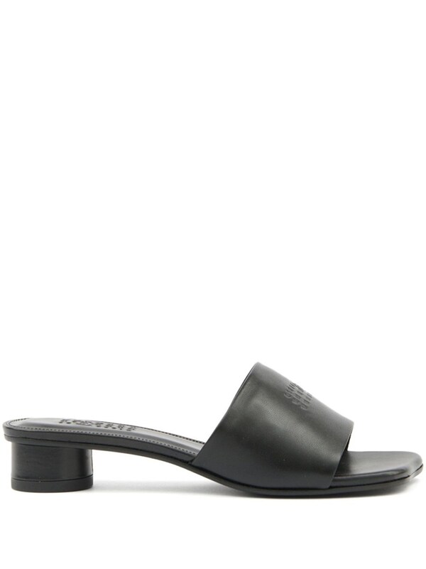  Mm6 Maison Margiela Mm6 Maison Margiela Leather Slides 