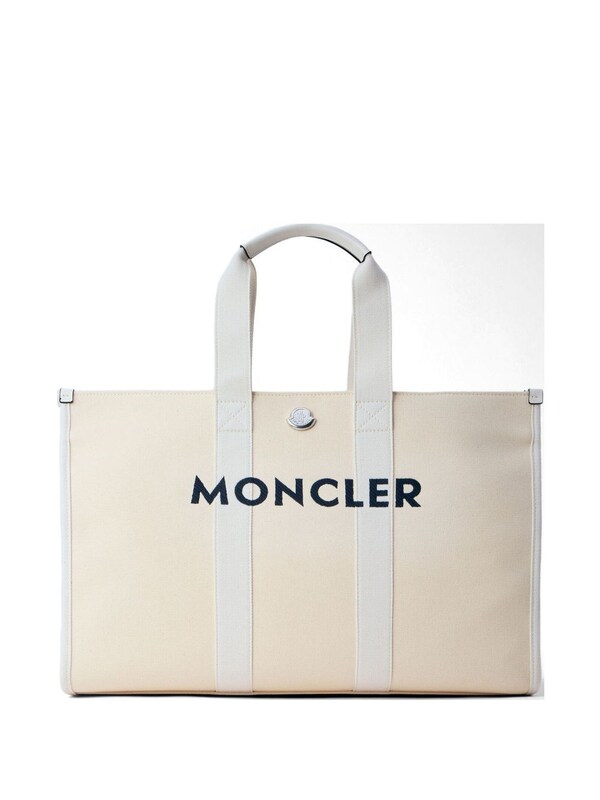  Moncler Moncler Logo Canvas Tote Bag 