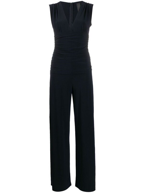  Norma Kamali Norma Kamali V-necked Long Jumpsuit 