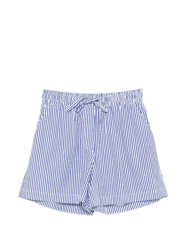  Parosh Parosh Striped Cotton Shorts 