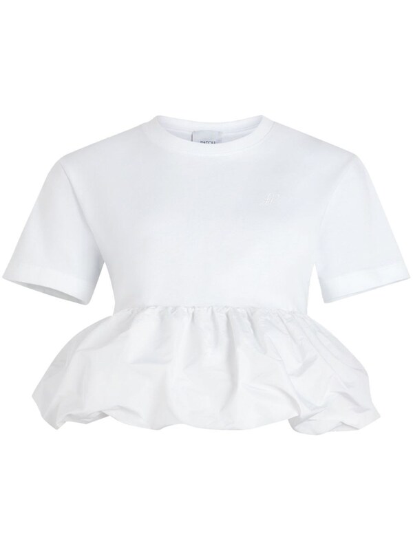  Patou Patou T-shirt With Ruffle Hem 