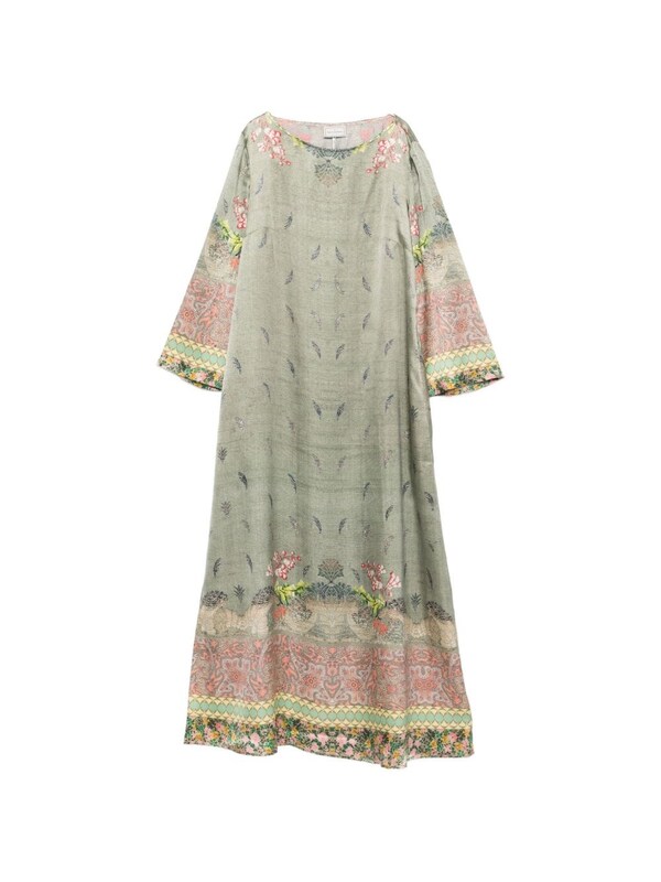  Pierre Louis Mascia Pierre Louis Mascia Printed Silk Dress 