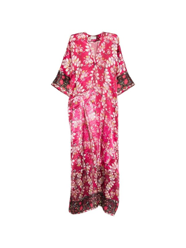  Pierre Louis Mascia Pierre Louis Mascia Printed Silk Dress 